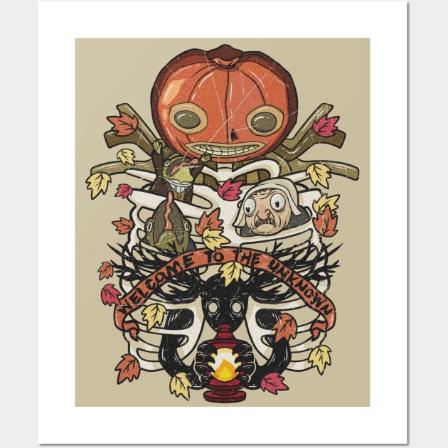 Over the Garden Wall Wall Art by RetroPandora